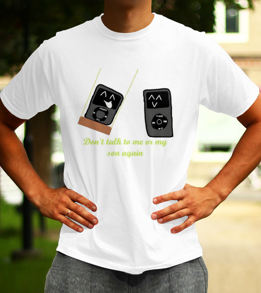 Don’t Talk To Me Or My IPod Again Cute Drawing T-Shirt