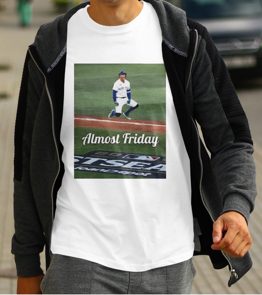 Almost Friday George Springer Jump Toronto Blue Jays Baseball Playoffs T-Shirt