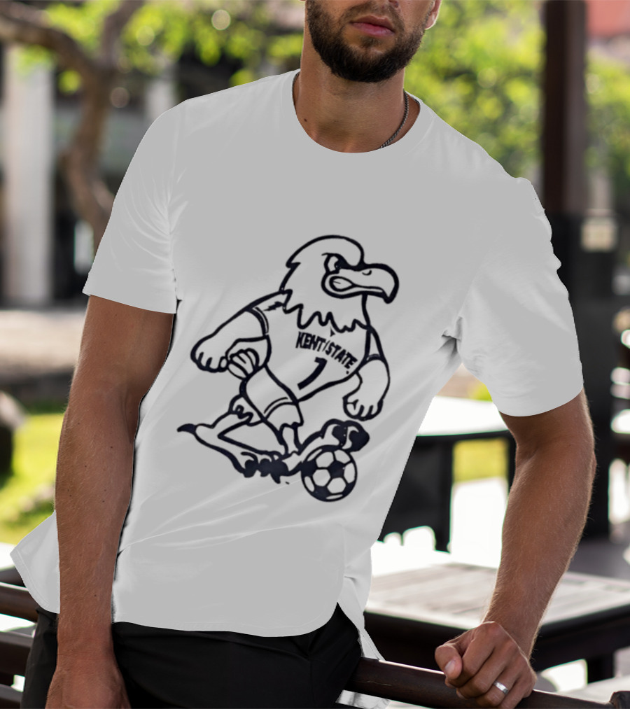 Kent State Eagle Soccer Mascot T-Shirt