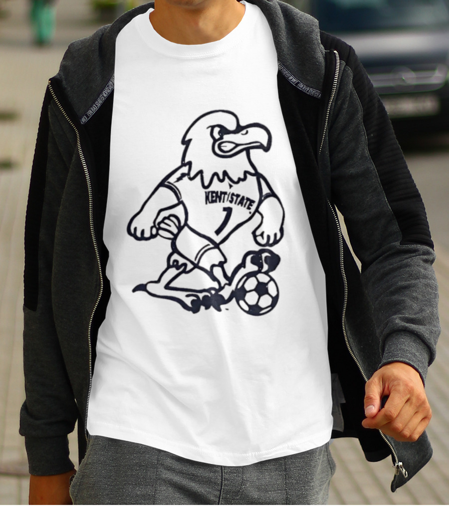 Kent State Eagle Soccer Mascot T-Shirt