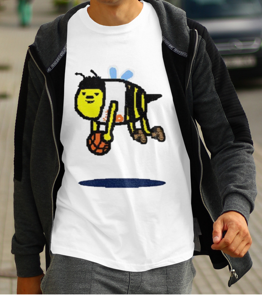 OG Anuno-bee Dribbling Basketball Knicks Paint Style T-Shirt