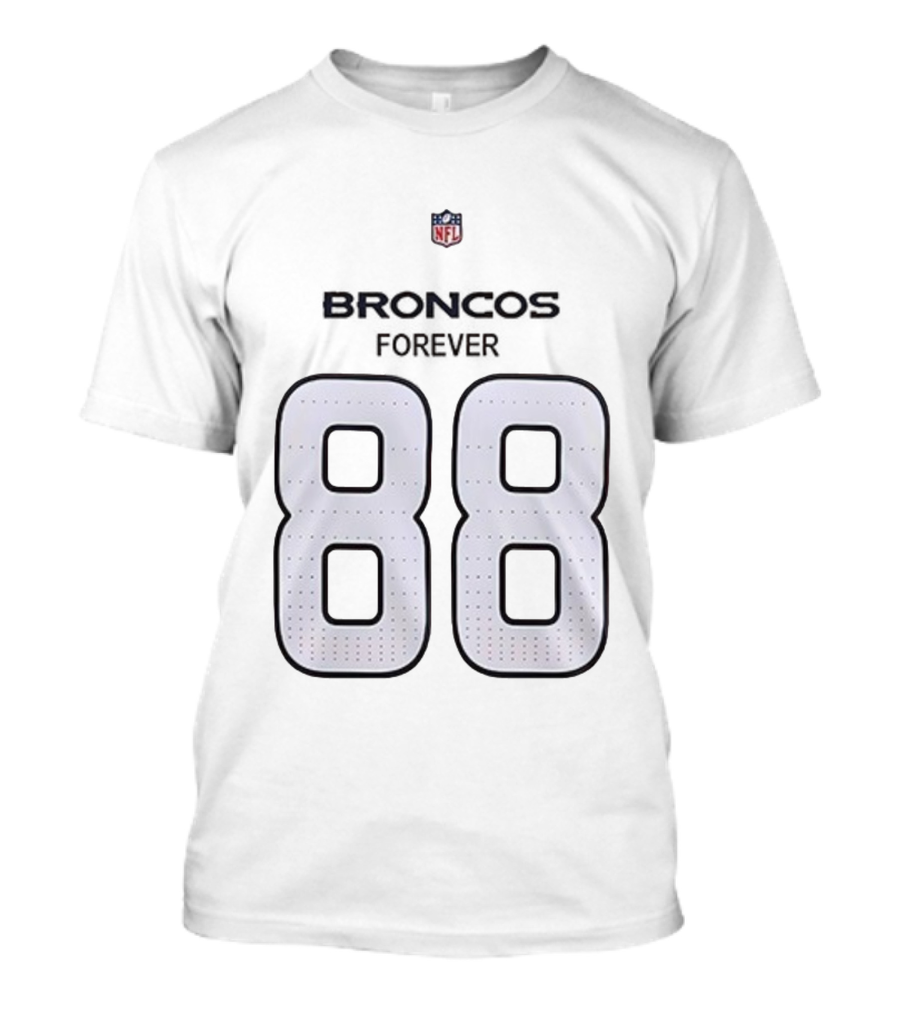 Demaryius Thomas Denver Broncos NFL Forever 88 T-Shirt