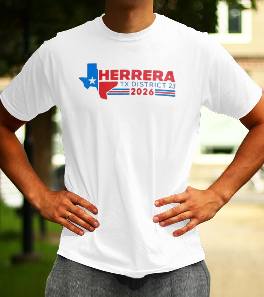 Herrera TX District 23 2026 Texas State Star T-Shirt