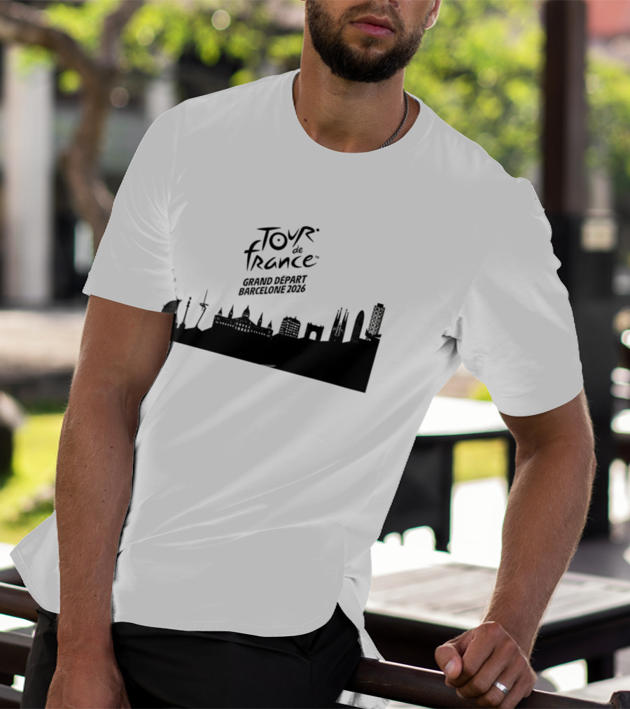 Tour De France Grand Depart Barcelone 2026 Skyline T-Shirt