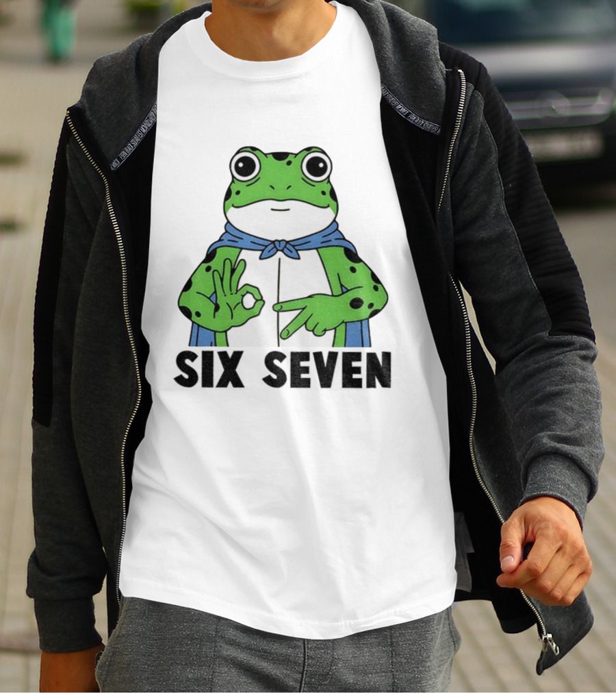 Portland Frog Six Seven Anti Fascism Meme T-Shirt