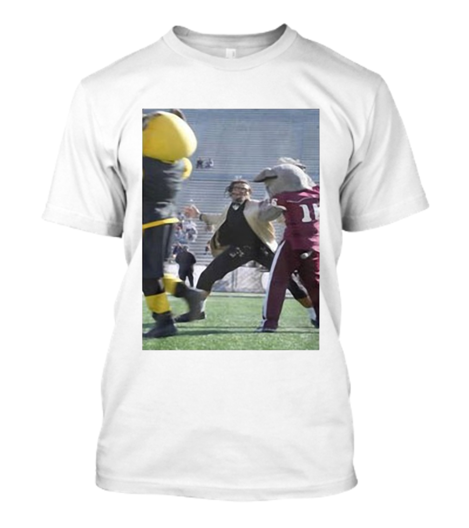 Cam Newton Versus Alabama Crimson Tide Mascot Sports Encounter T-Shirt