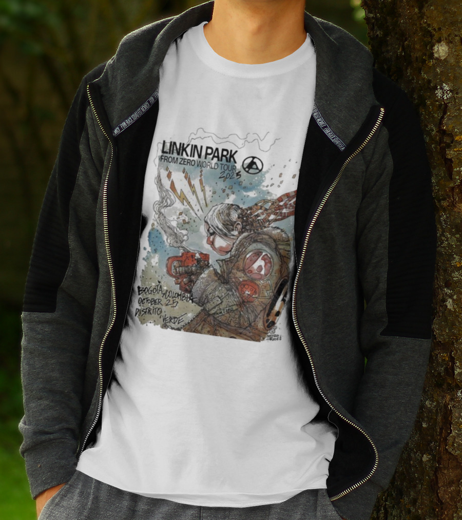 Linkin Park From Zero World Tour Bogota Colombia Distrito Verde October 25 2025 T-Shirt