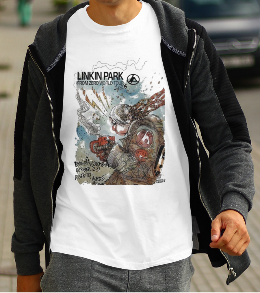 Linkin Park From Zero World Tour Bogota Colombia Distrito Verde October 25 2025 T-Shirt