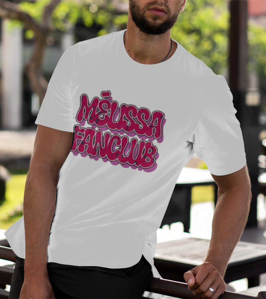 Melissa Fanclub Star Academy Plum Bubble Letters T-Shirt
