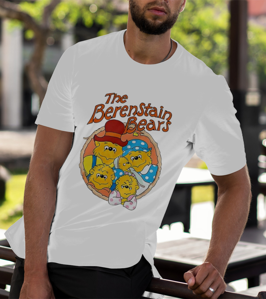 The Berenstain Bears Family Cartoon Nostalgia Vintage Style T-Shirt