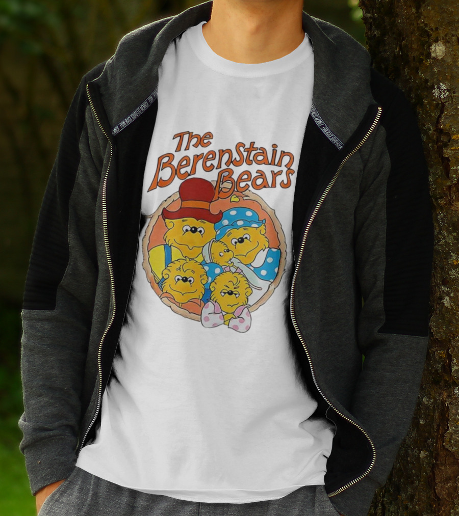 The Berenstain Bears Family Cartoon Nostalgia Vintage Style T-Shirt