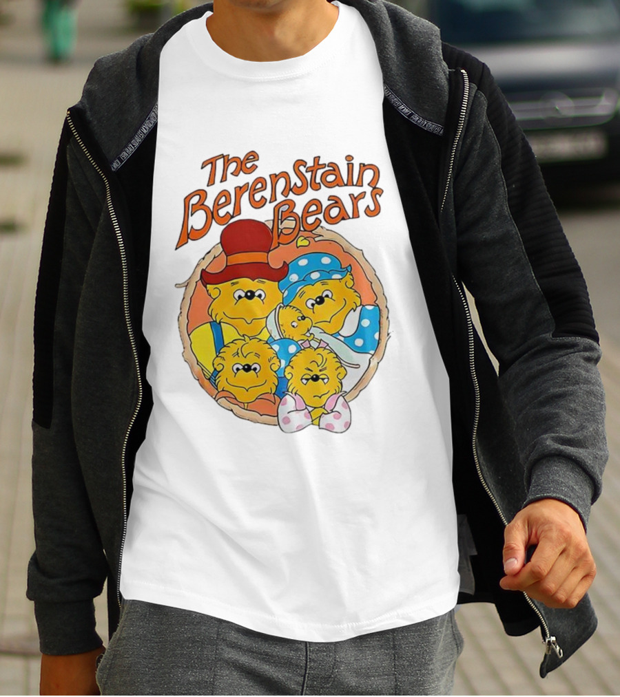 The Berenstain Bears Family Cartoon Nostalgia Vintage Style T-Shirt