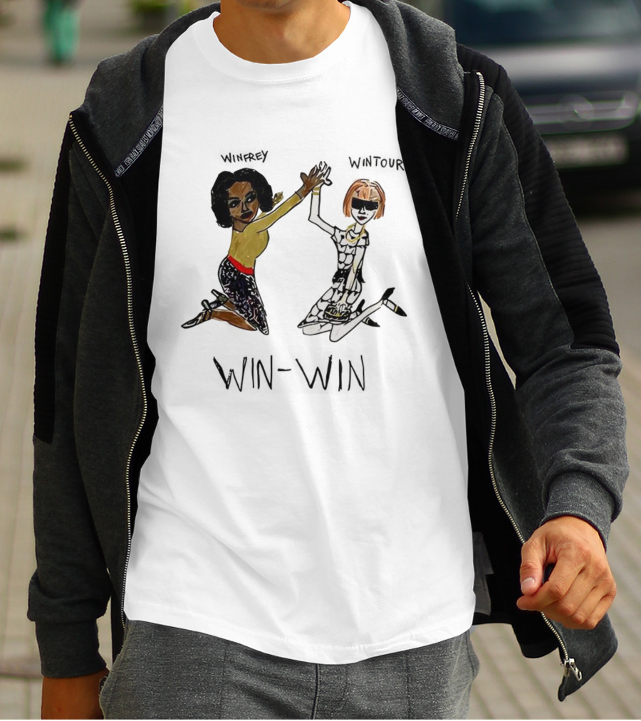 Winfrey Wintour High Five Fashion Icons T-Shirt