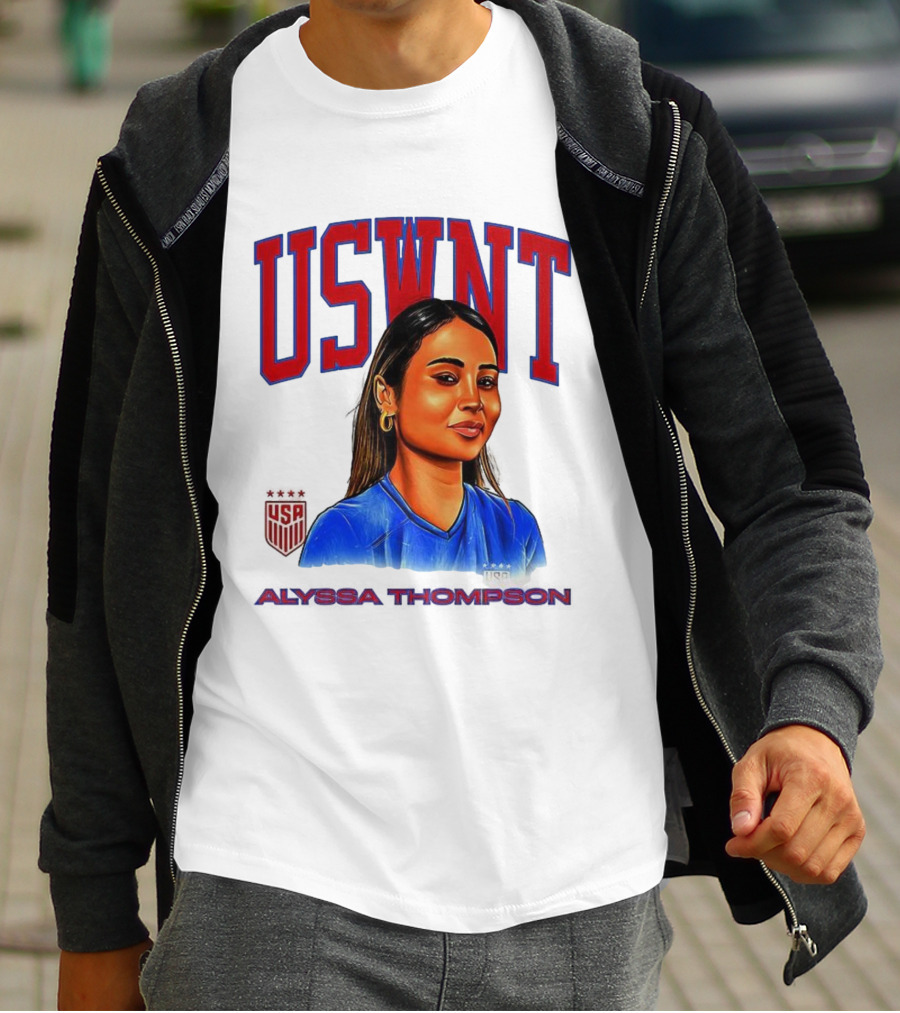 USWNT Alyssa Thompson United States Soccer Team T-Shirt