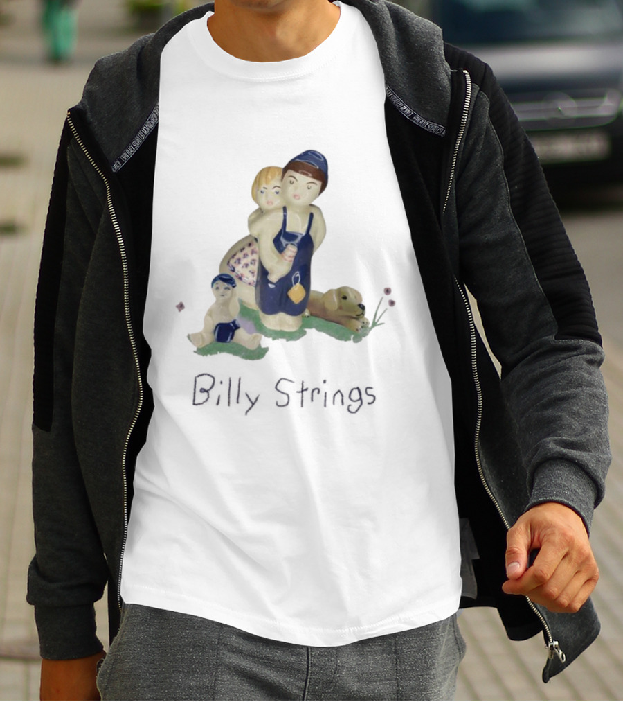 Billy Strings The Family Strings Figurine Style T-Shirt