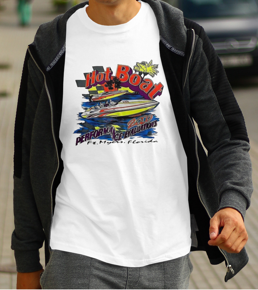 Hot Boat Performance Evaluations 2000 Ft. Myers Florida T-Shirt