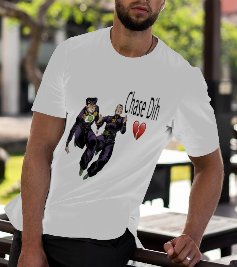 Jojo's Bizarre Adventure Chase Dih Heart Broken Iconic Characters Jump Action T-Shirt