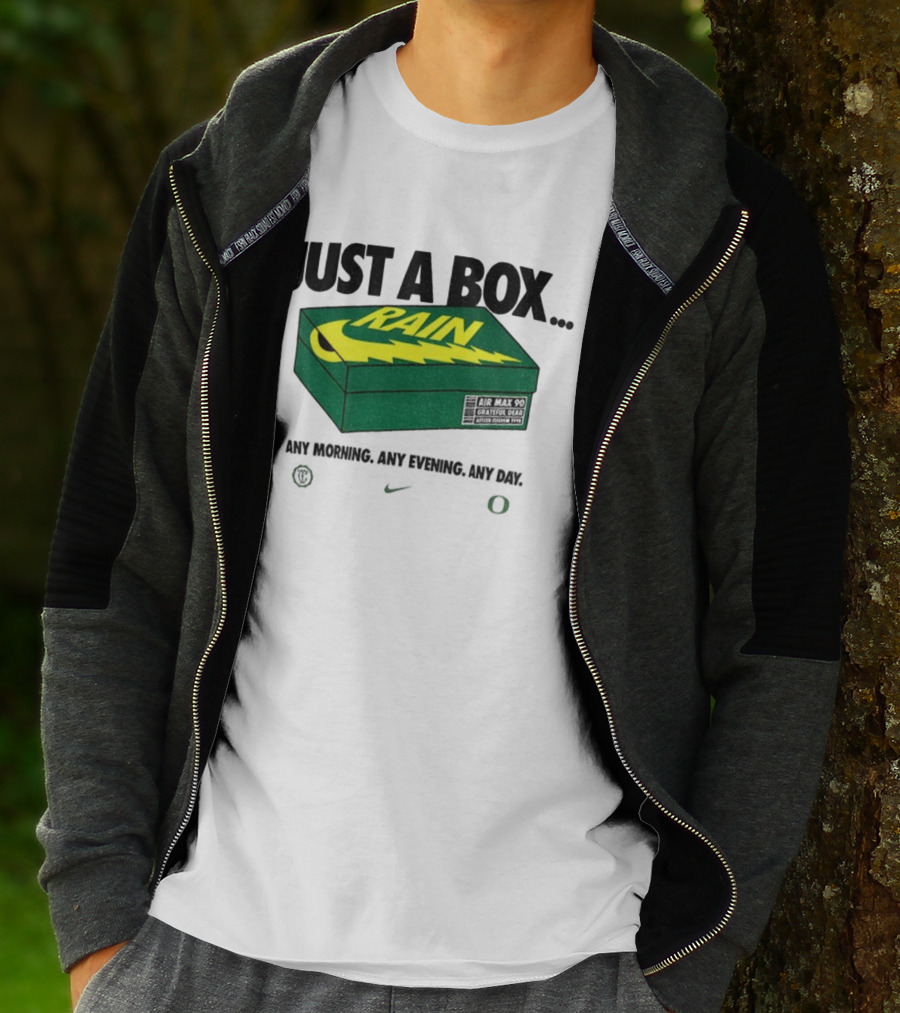 Just A Box Air Max 90 Grateful Dead Rain Box Of Rain T-Shirt