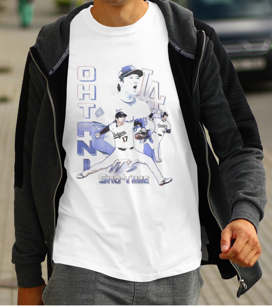 Shohei Ohtani 17 LA Dodgers Sho Time Baseball T-Shirt