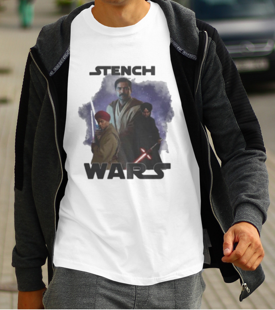 Stench Wars Star Wars Jedi And Sith Lightsaber Battle T-Shirt
