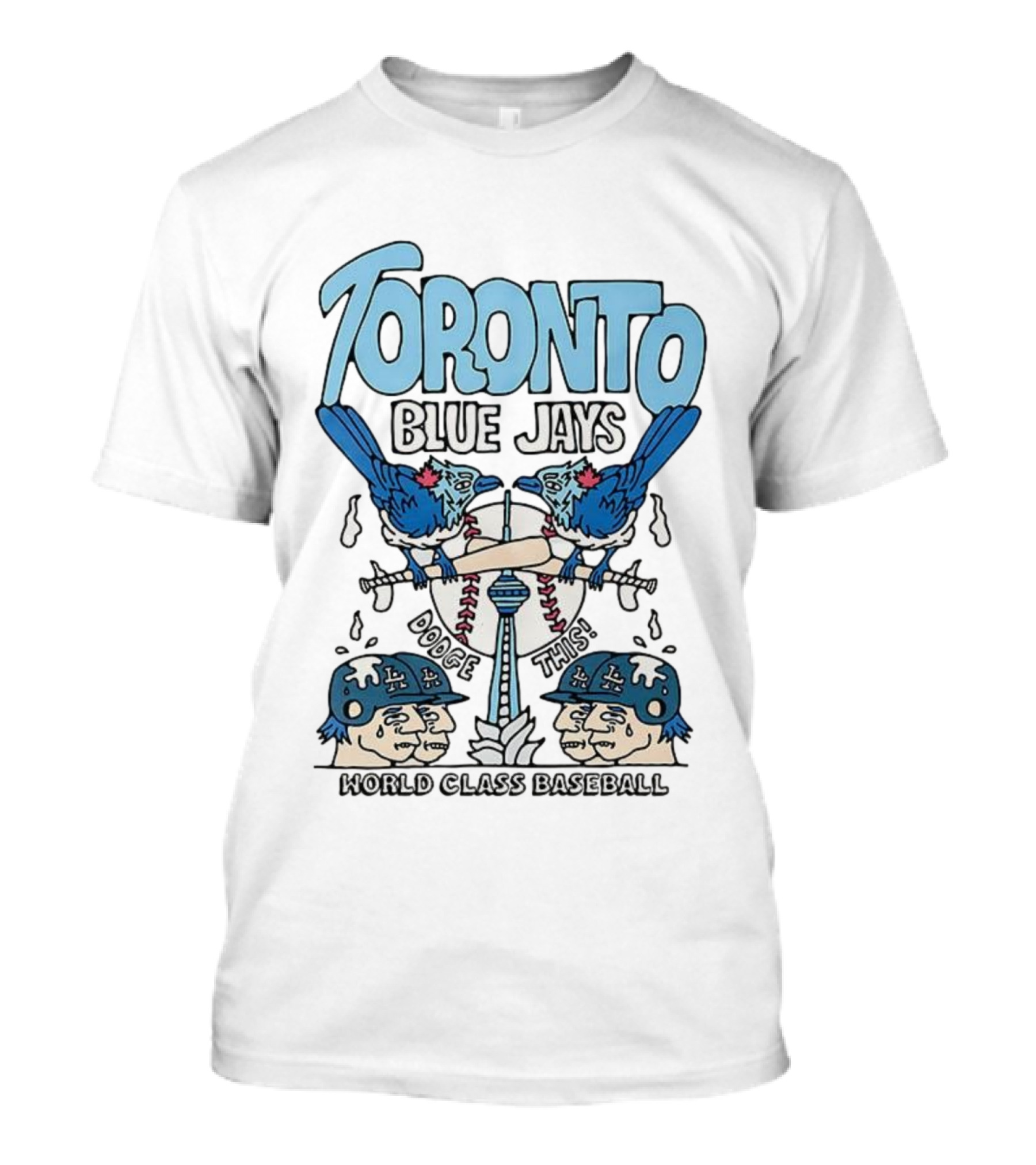 Toronto Blue Jays Dodge This World Class Baseball 2025 T-Shirt