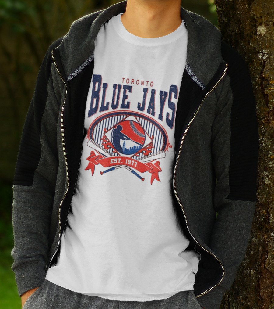 Toronto Blue Jays Vintage 90s Baseball Est 1977 Retro Toronto Blue Jays T-Shirt