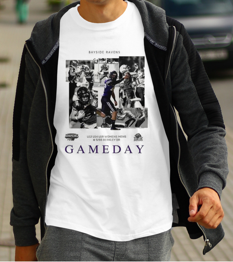 Baltimore Ravens Vs Chicago Bears NFL Rivalry 2025 Gameday T-Shirt