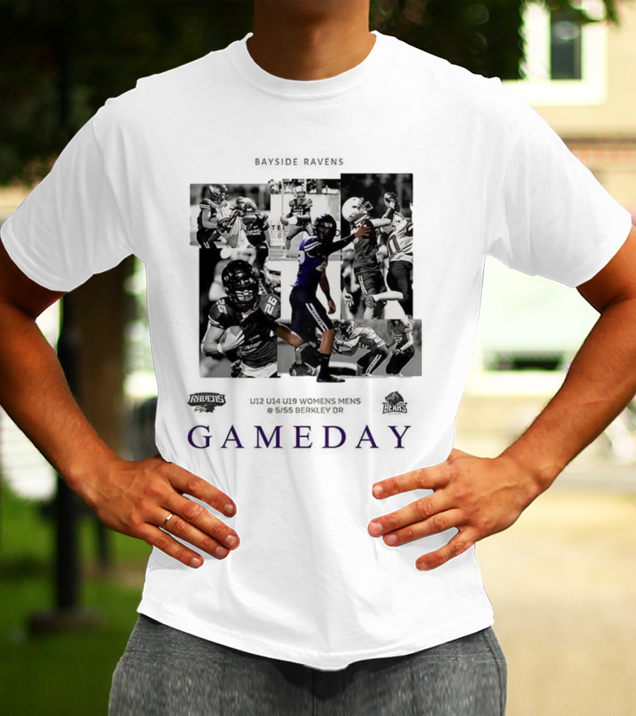 Baltimore Ravens Vs Chicago Bears NFL Rivalry 2025 Gameday T-Shirt