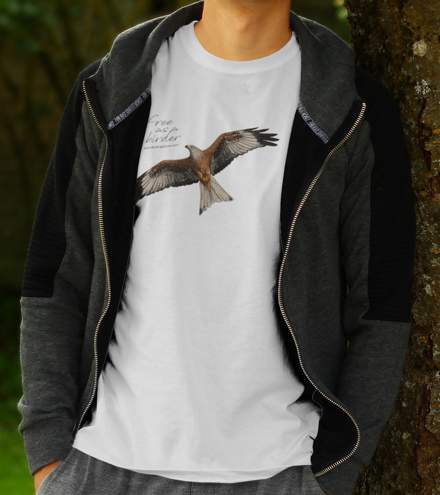 Eagle Free As A Birder Majestic Flight T-Shirt