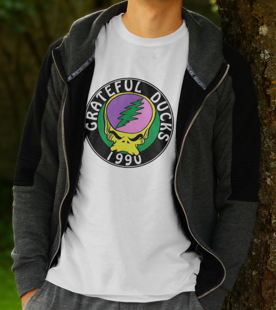 Grateful Ducks 1990 Football Game Day Grateful Dead X Oregon Ducks T-Shirt