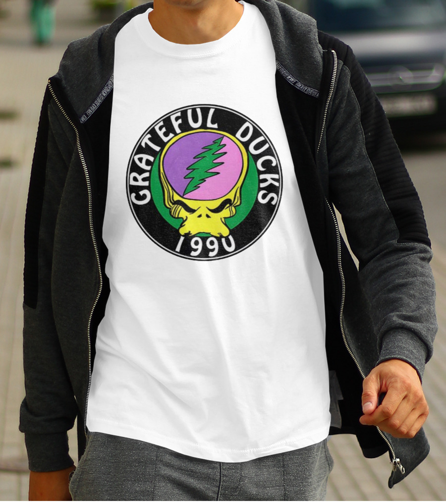 Grateful Ducks 1990 Football Game Day Grateful Dead X Oregon Ducks T-Shirt