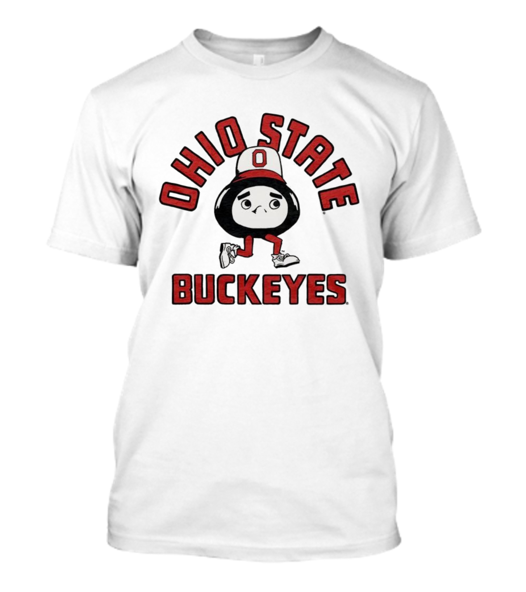 Ohio State Buckeyes Brutus Mascot Retro Style T-Shirt