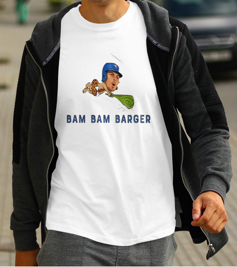 Davis Schneider Toronto Blue Jays Bam Bam Barger MLB Baseball Meme T-Shirt
