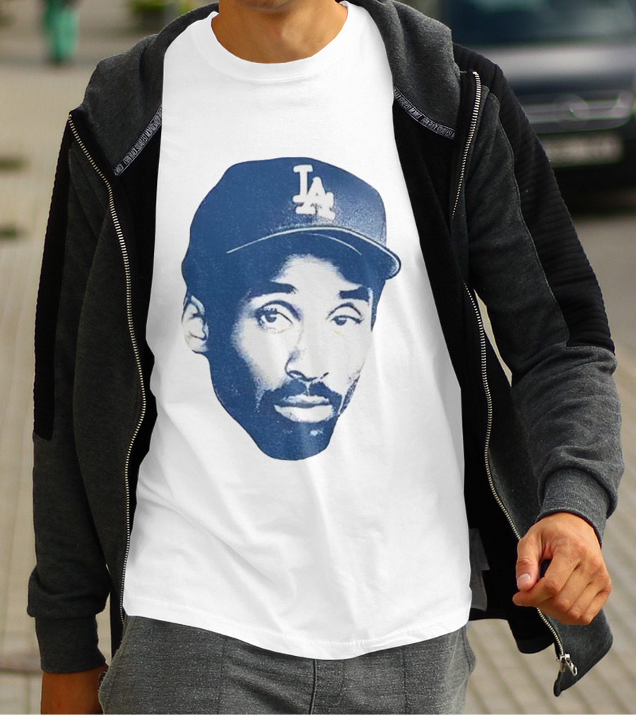 Kobe Bryant Los Angeles Dodgers MLB Vintage Big Face T-Shirt