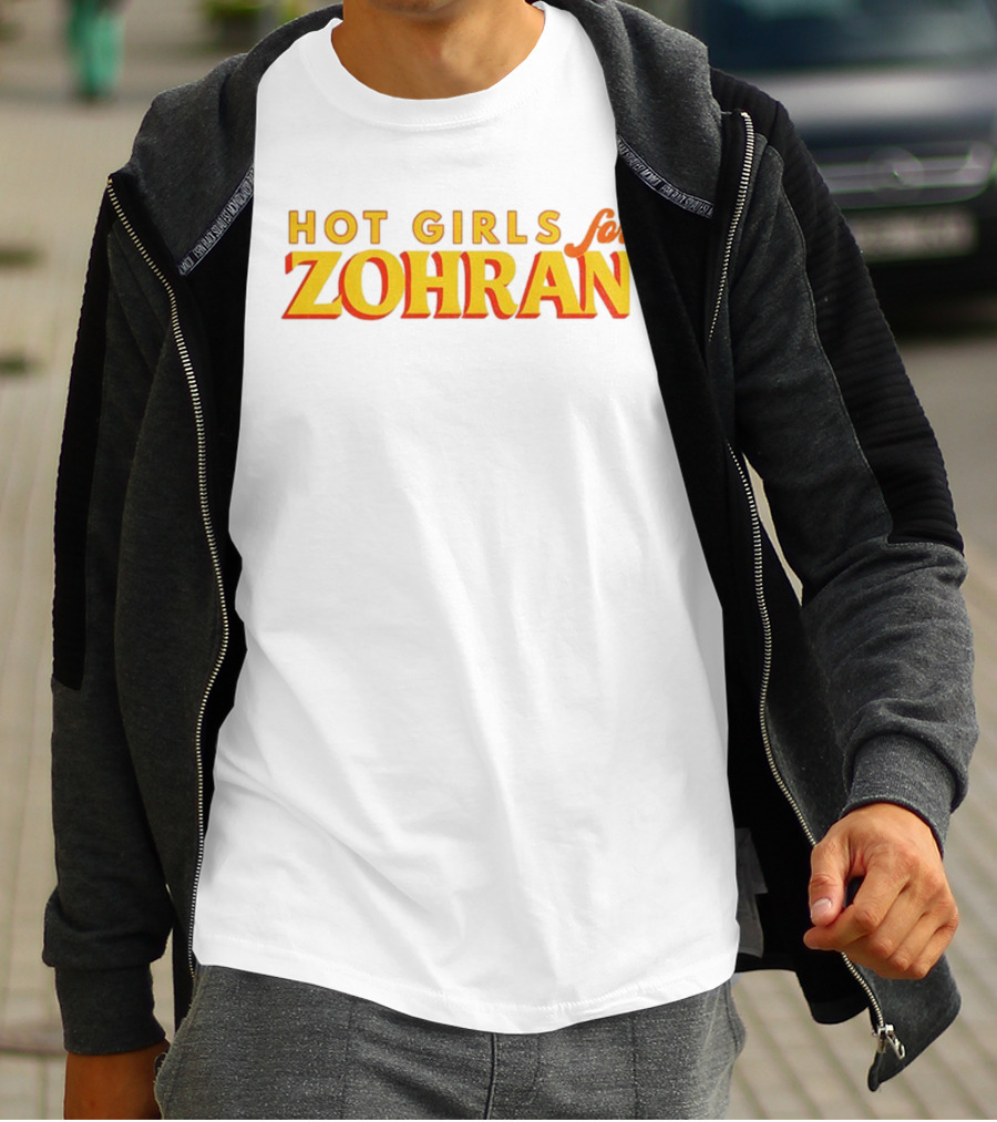 Hot Girls For Zohran NYC Support Campaign T-Shirt