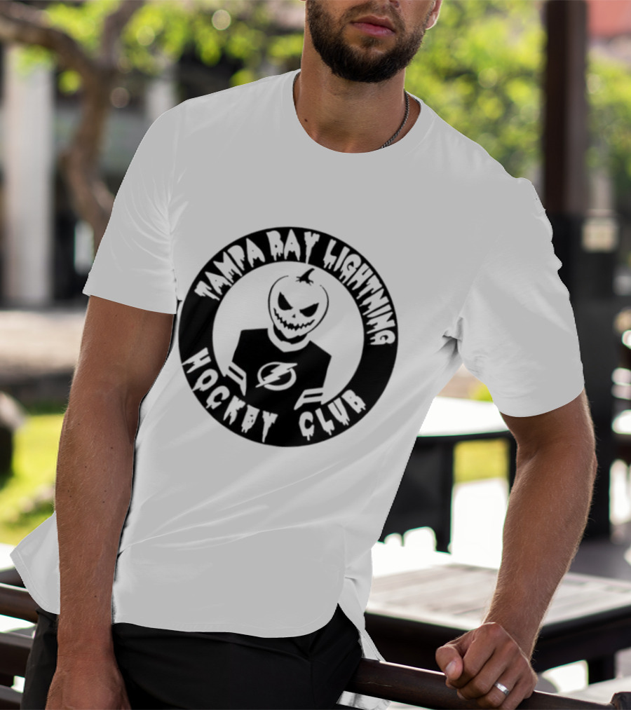 Tampa Bay Lightning Hockey Club Pumpkin T-Shirt