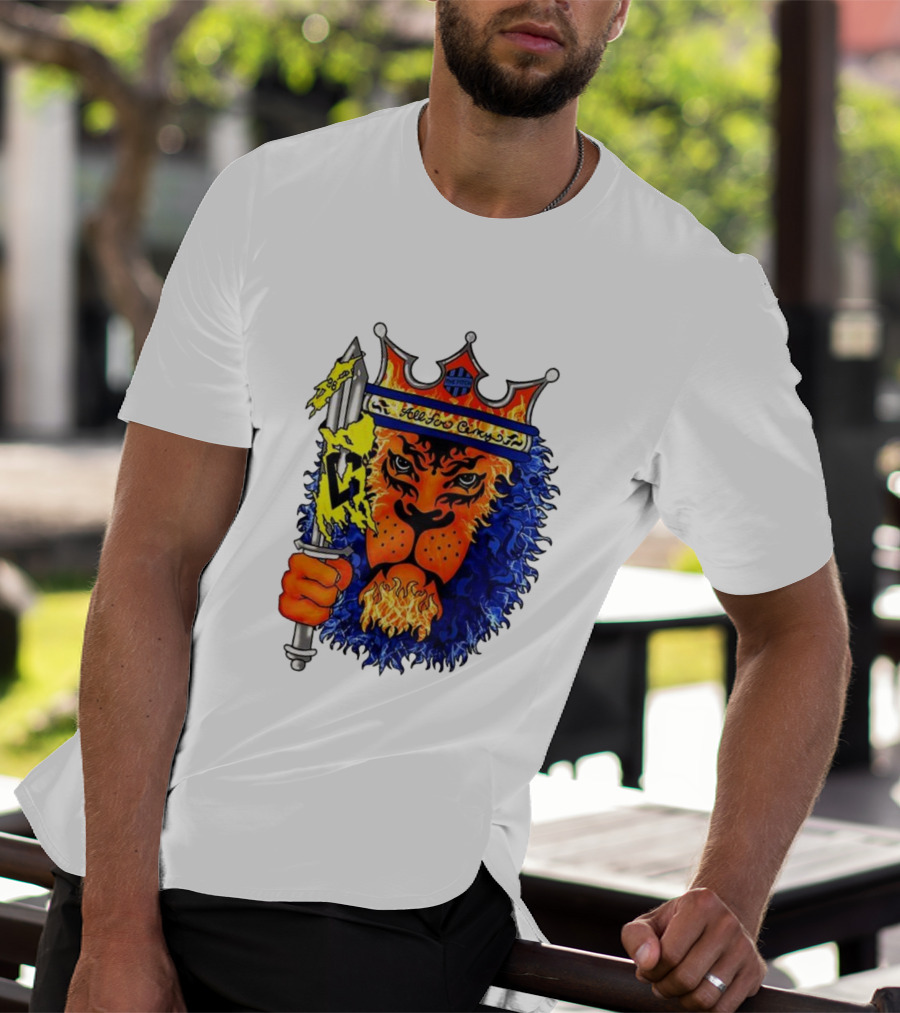 All For Cincy Lion Sword The Pride Crown Flame T-Shirt