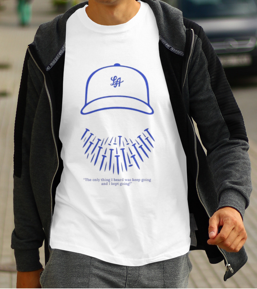 Keep Going Will Klein Breadman Dodgers Baseball T-Shirt