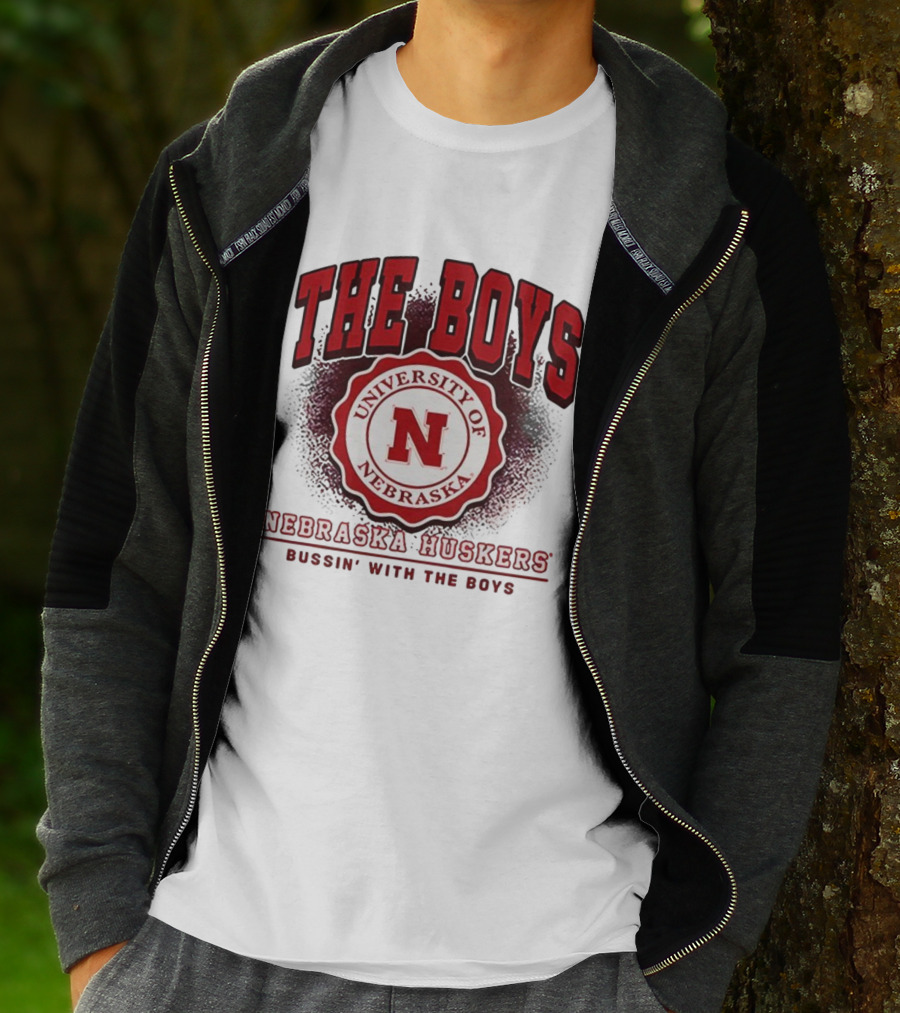 The Boys University Of Nebraska Huskers Bussin' With The Boys T-Shirt