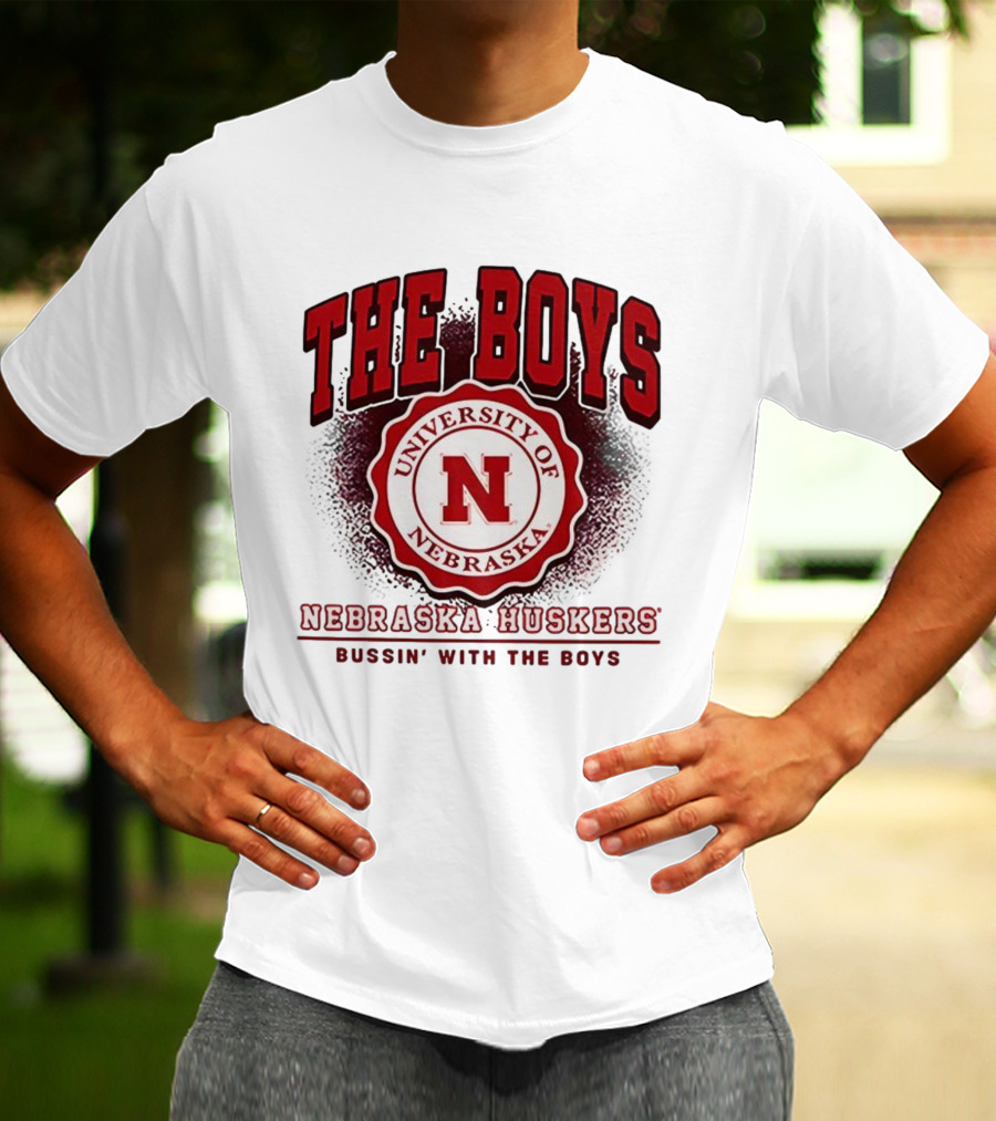 The Boys University Of Nebraska Huskers Bussin' With The Boys T-Shirt