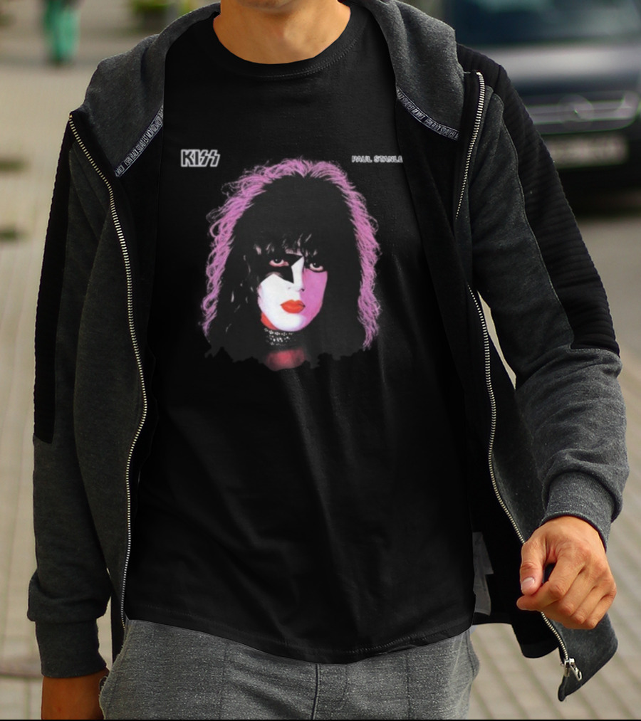 Kiss 1978 Paul Stanley Iconic Face Makeup Imagery T-Shirt