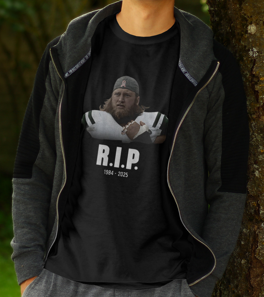 Nick Mangold New York Jets NFL R.I.P. 1984-2025 Legends Never Die T-Shirt
