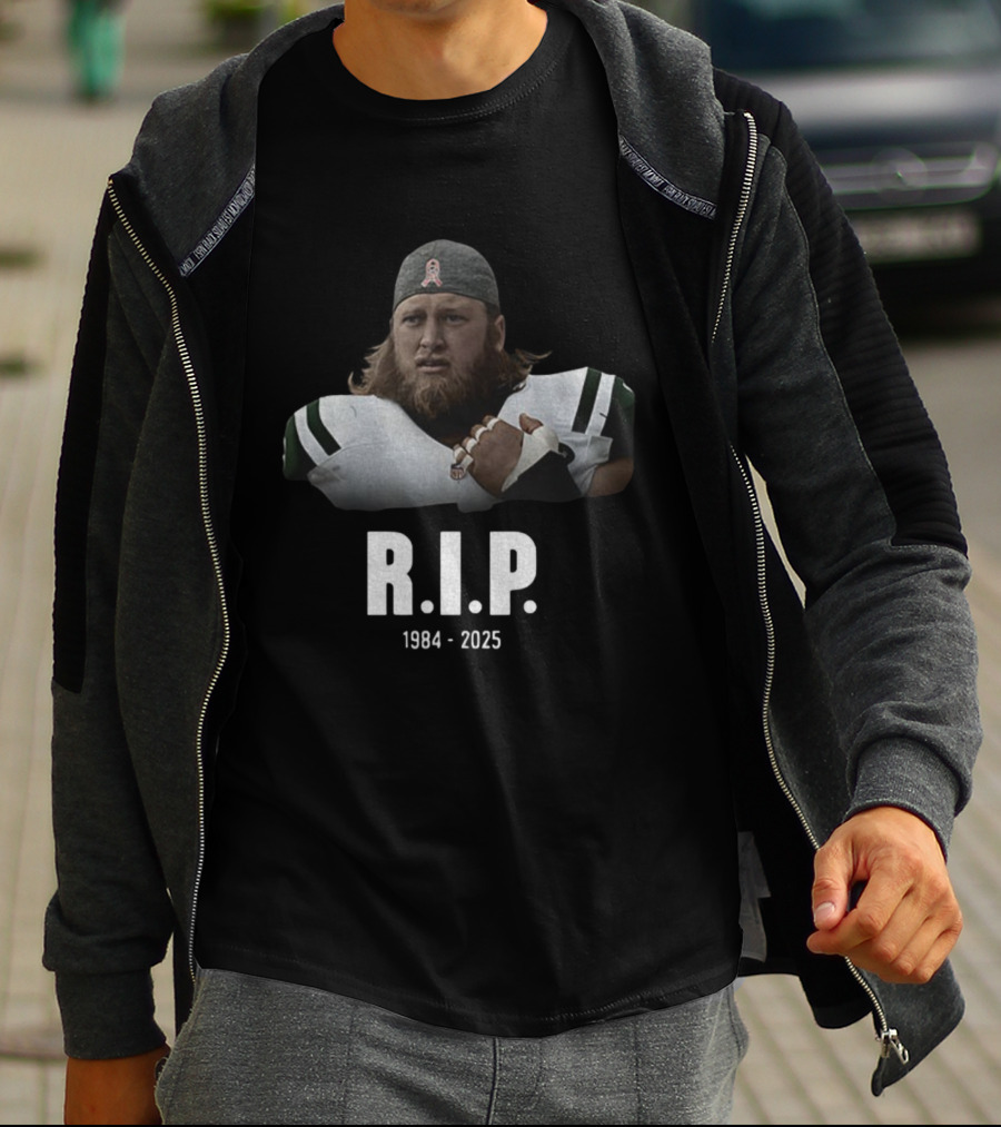 Nick Mangold New York Jets NFL R.I.P. 1984-2025 Legends Never Die T-Shirt