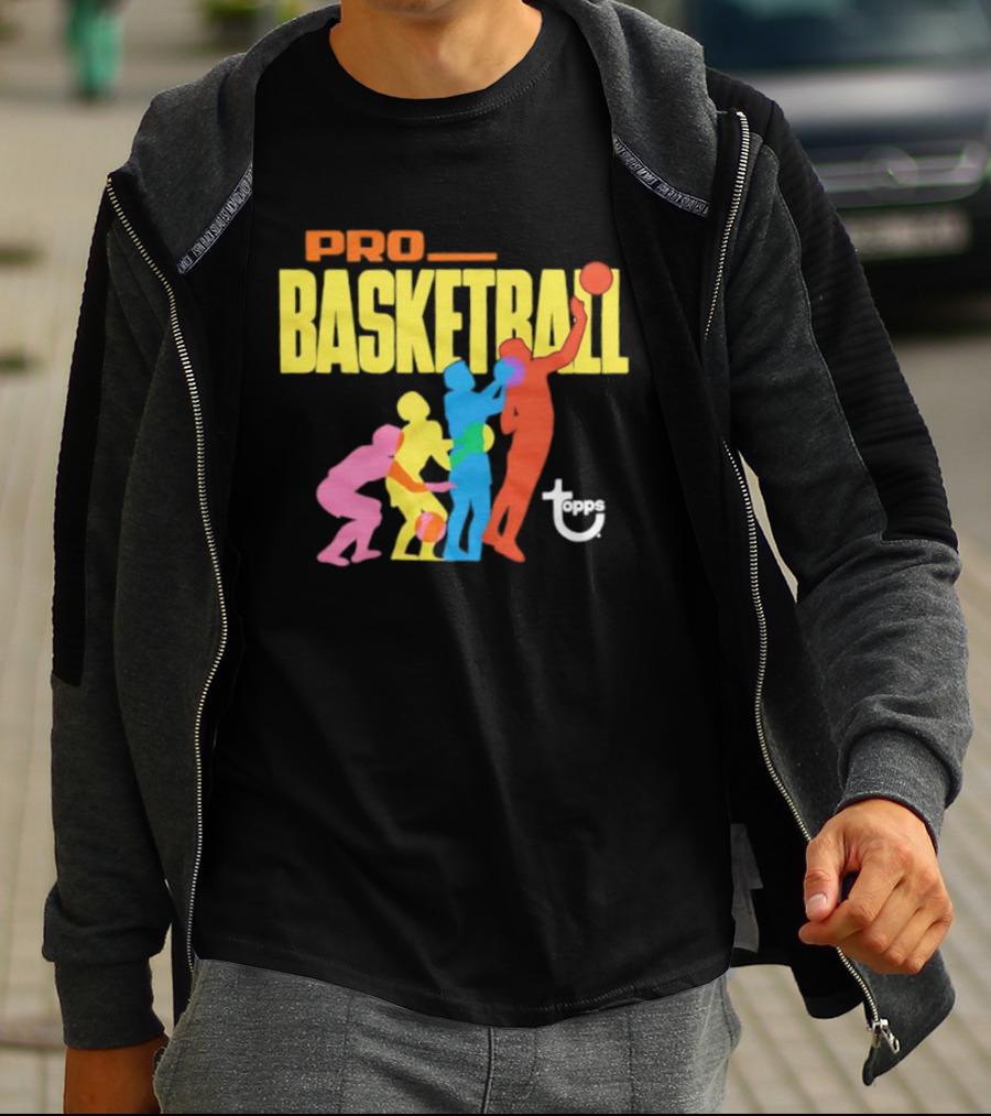 1972 Topps Pro Basketball Retro Silhouettes T-Shirt