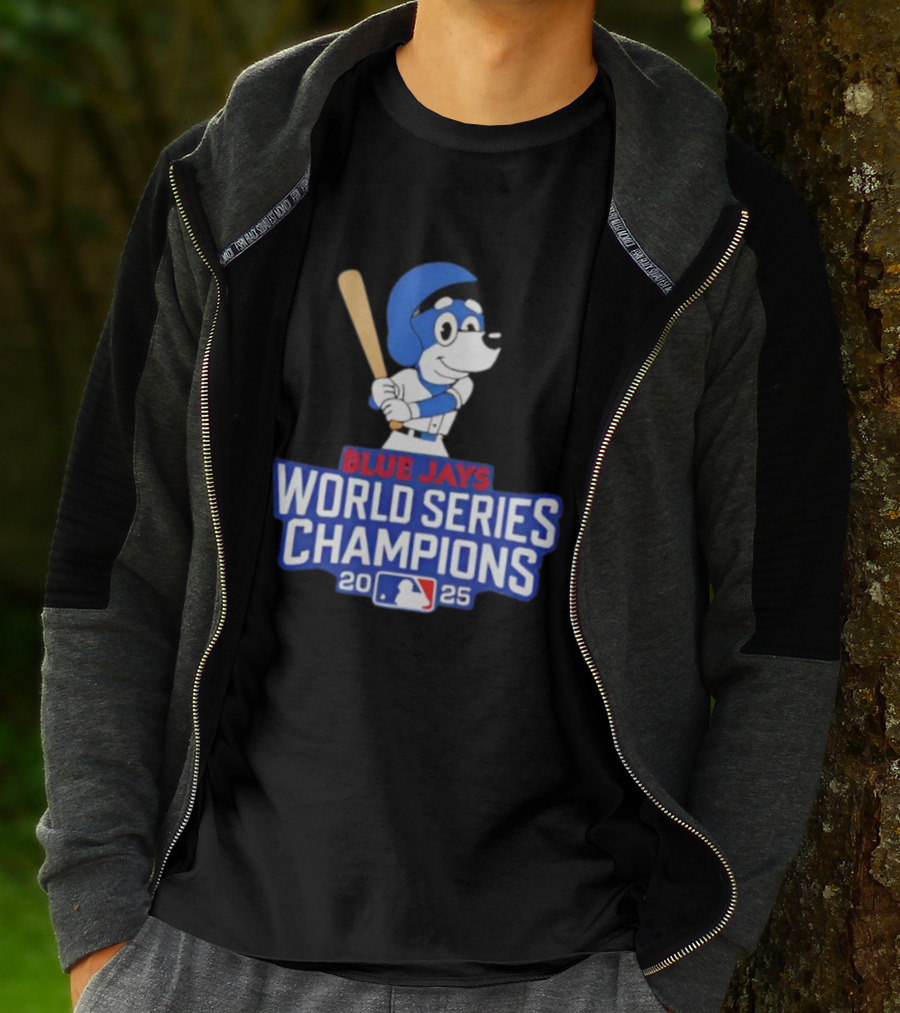 Blue Jays World Series Champions 2025 Bluey Baseball MLB T-Shirt