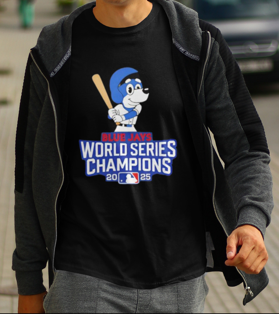 Blue Jays World Series Champions 2025 Bluey Baseball MLB T-Shirt