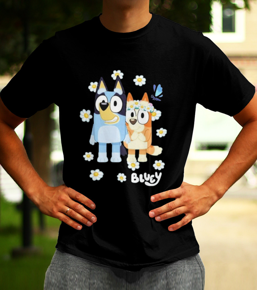 Bluey Flowers And Friends Playful Blossom Adventure T-Shirt