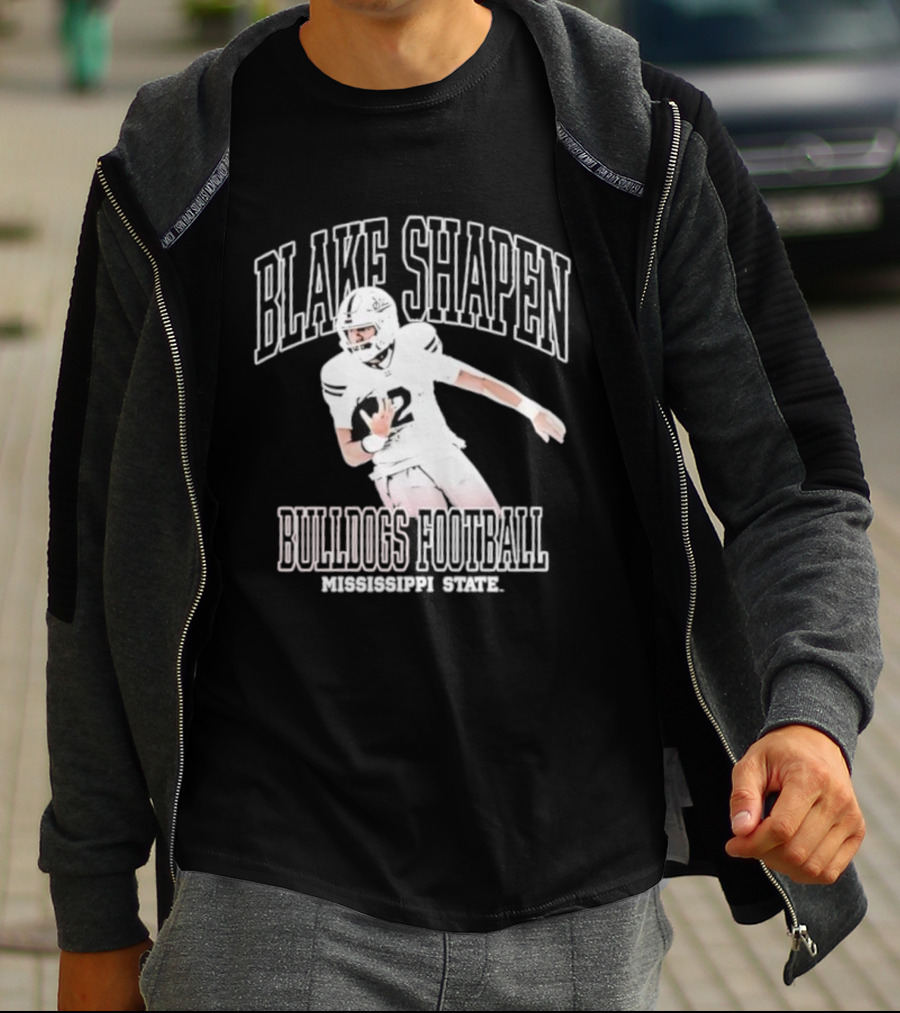 Blake Shapen Bulldogs Football Mississippi State T-Shirt