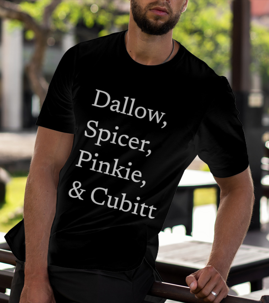 Dallow Spicer Pinkie Cubitt Text Sequence T-Shirt