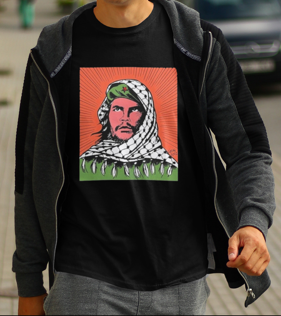 Che Guevara Keffiyeh Artistic Illustration By Latuff 2002 T-Shirt